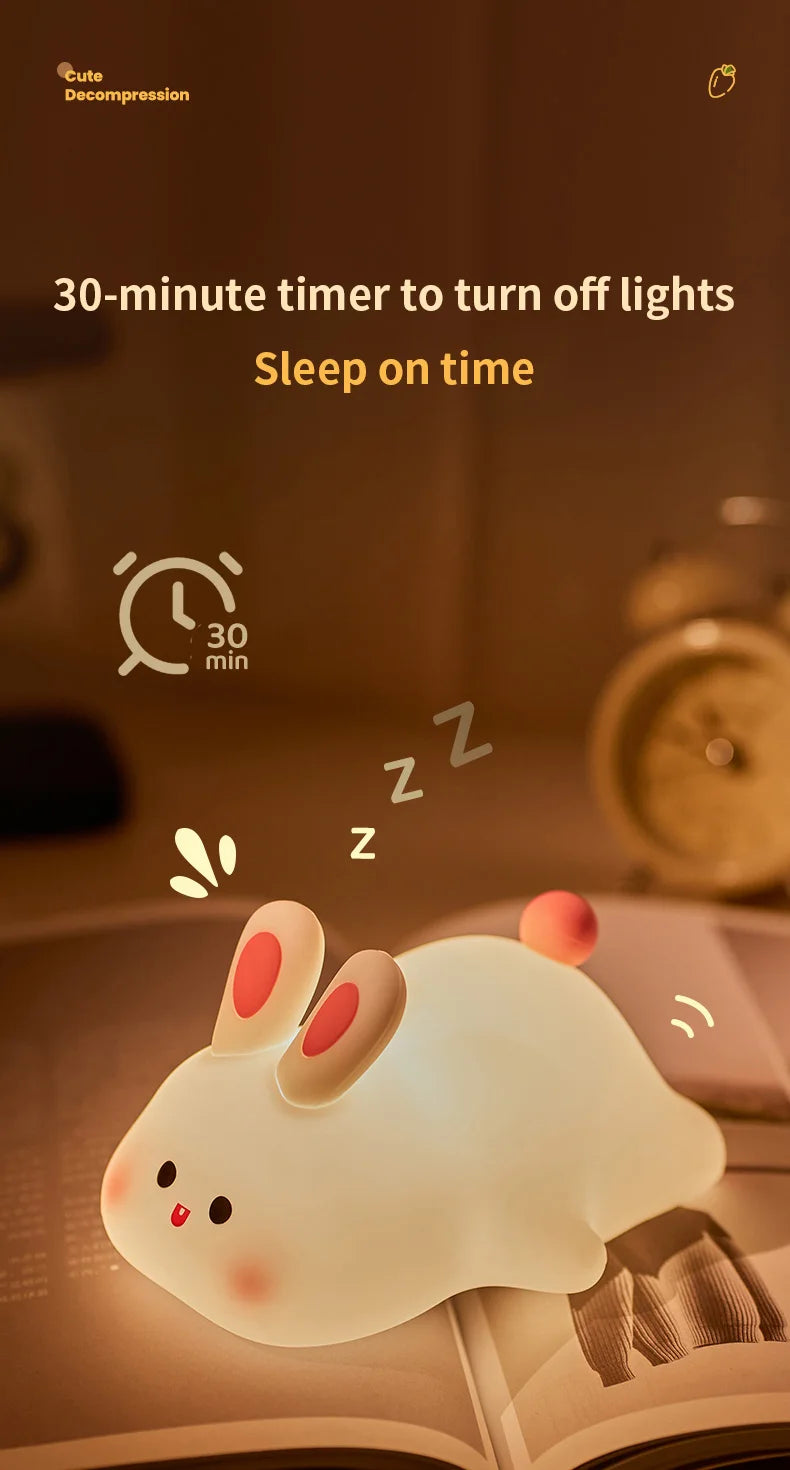 Cute Rabbit USB Night Light