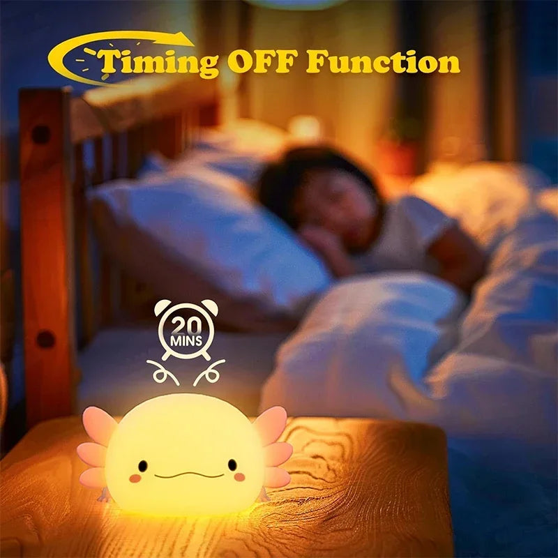 Adorable Axolotl USB Night Light