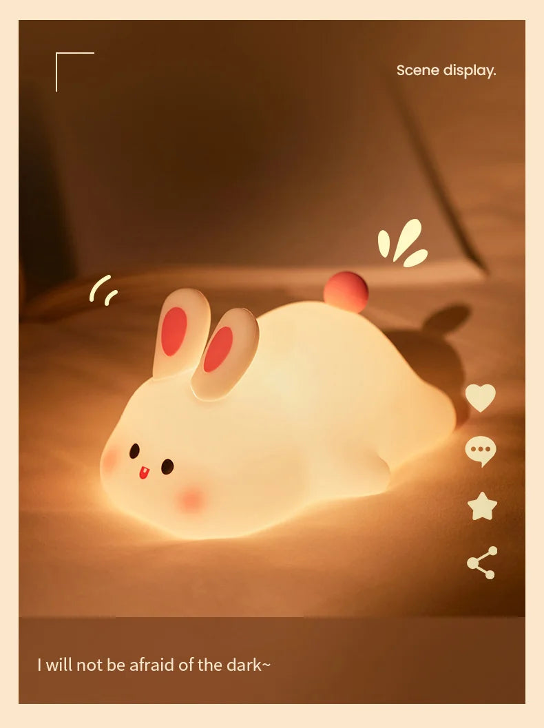 Cute Rabbit USB Night Light