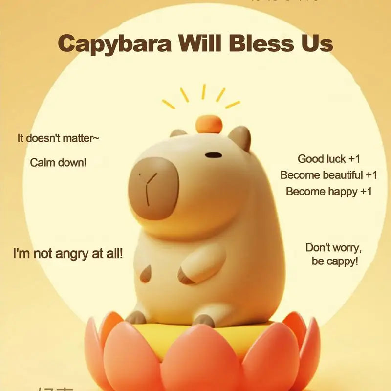 Adorable Capybara Night Light