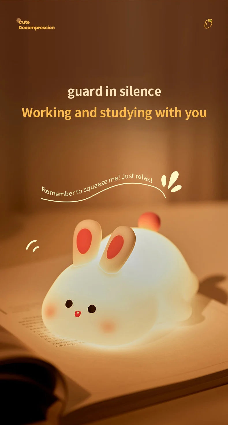 Cute Rabbit USB Night Light