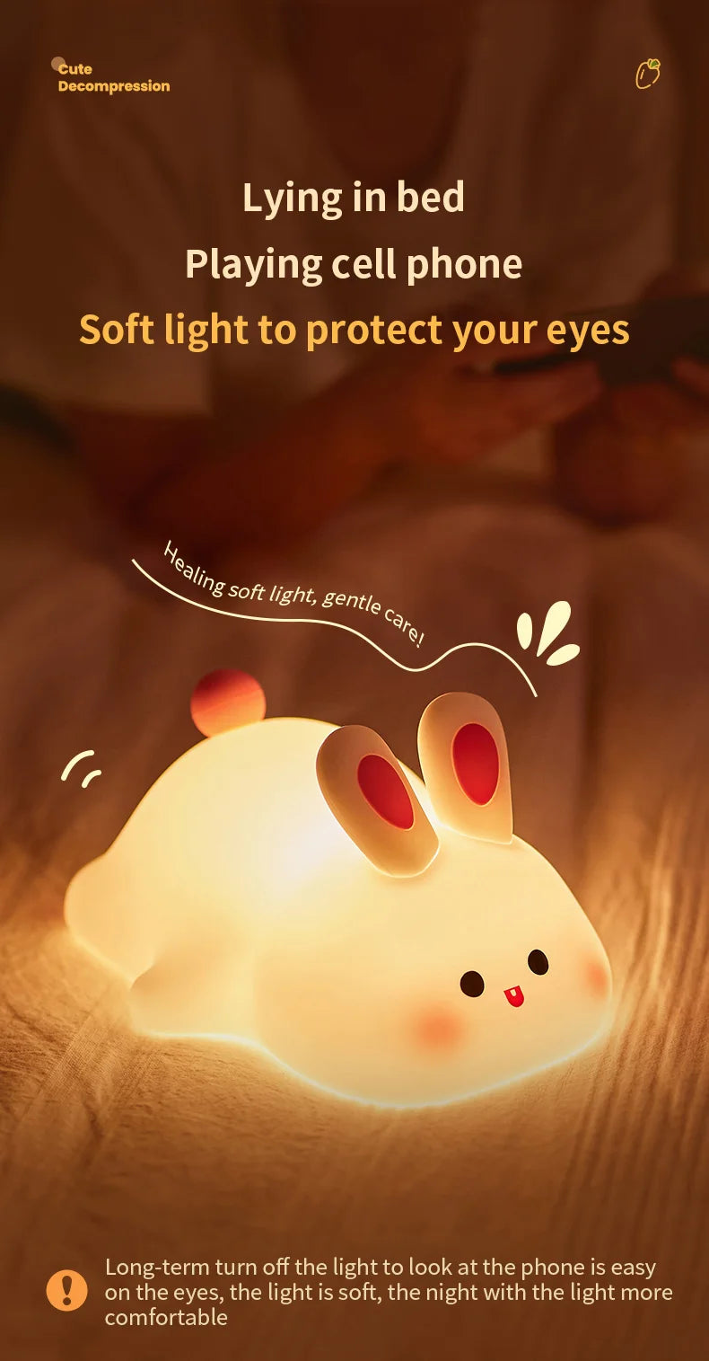 Cute Rabbit USB Night Light