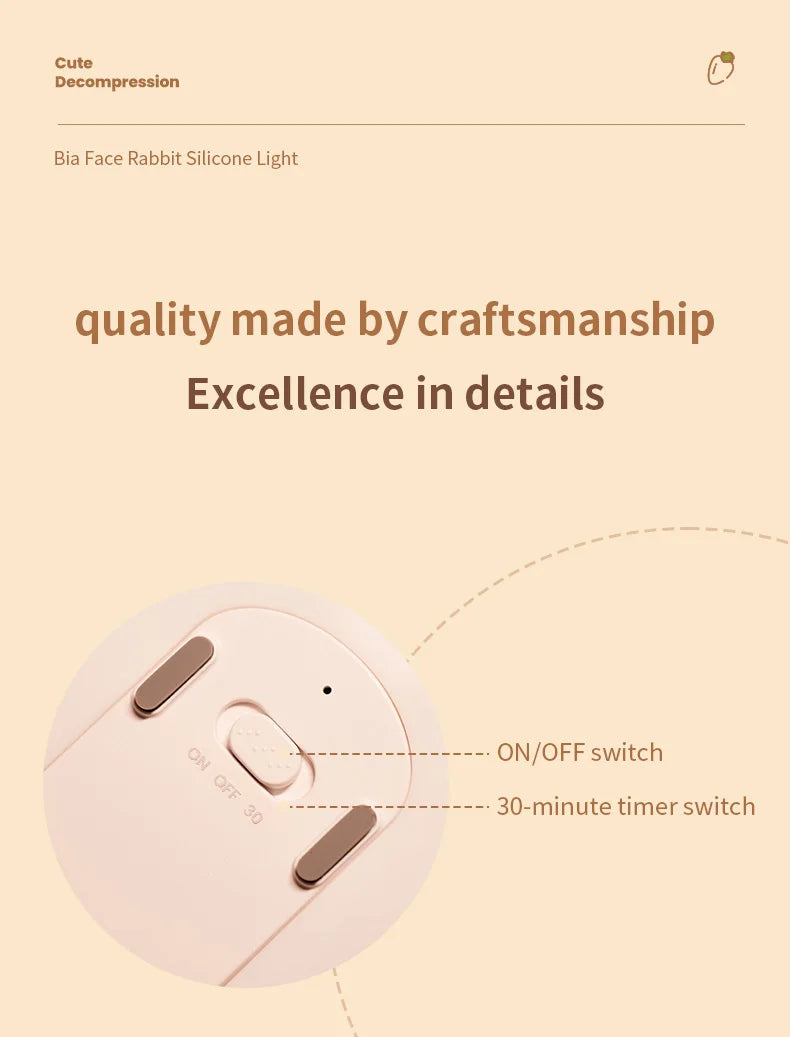 Cute Rabbit USB Night Light
