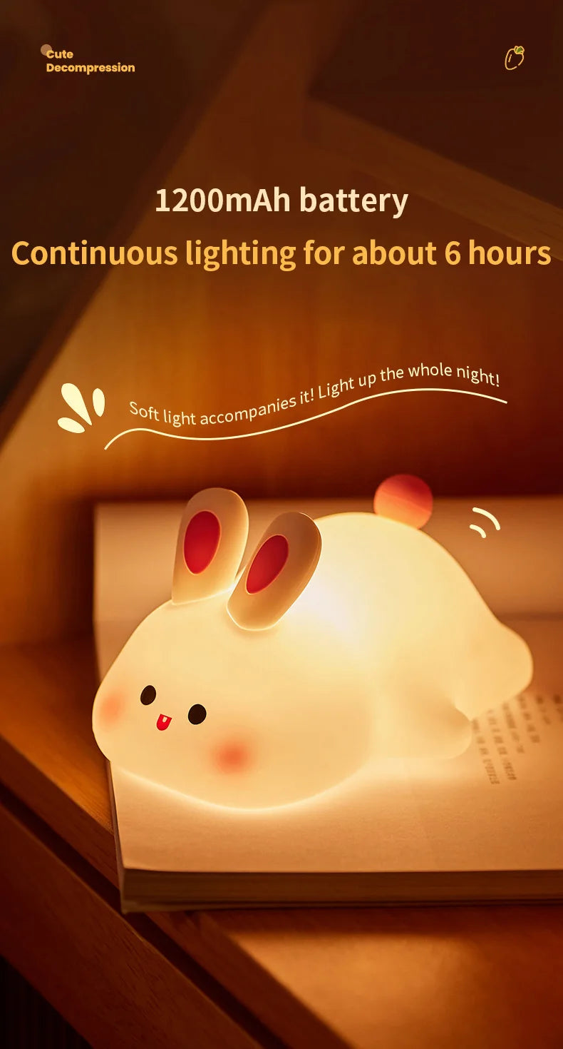 Cute Rabbit USB Night Light