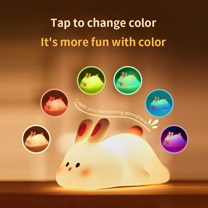 Cute Rabbit USB Night Light