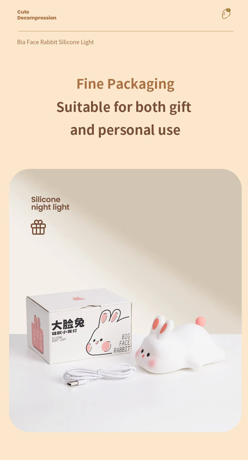 Cute Rabbit USB Night Light