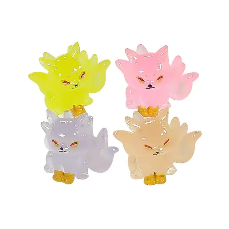 5 or 10 Pcs Random Glow in the Dark Mini Mystery Friends