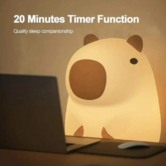 Adorable Capybara Night Light