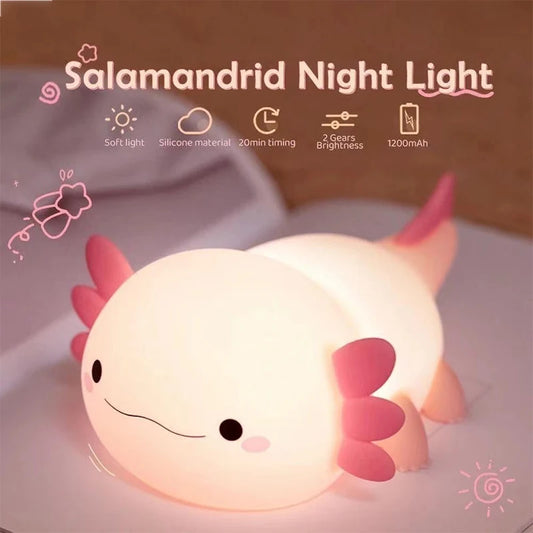 Adorable Axolotl USB Night Light