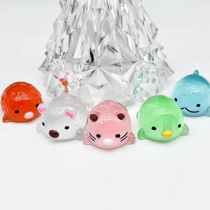 5 or 10 Pcs Random Glow in the Dark Mini Mystery Friends